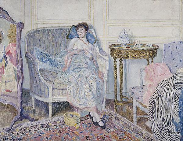 frederick carl frieseke In the Boudoir china oil painting image